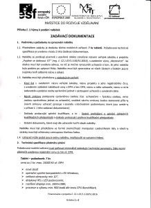 Zadávací dokumentace, str.1