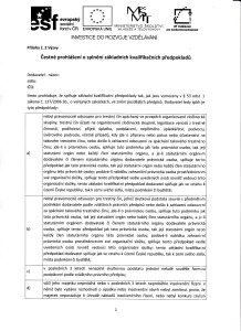 Čestné prohlášení, str.1